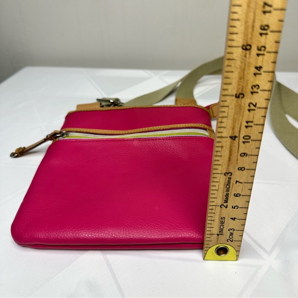 Tommy Hilfiger Women’s Crossbody Pink Small Adjustable Strap Handbag - Picture 10 of 10